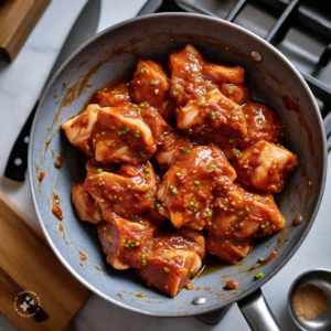 marinated chicken for fiery chicken karahi