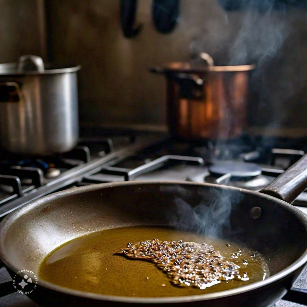 adding cumin seeds