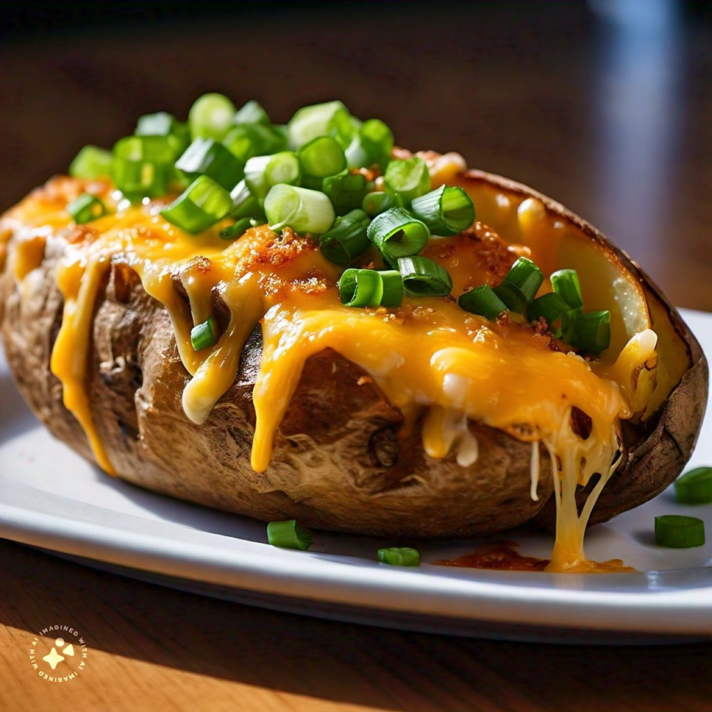 cheesy loaded potato skin