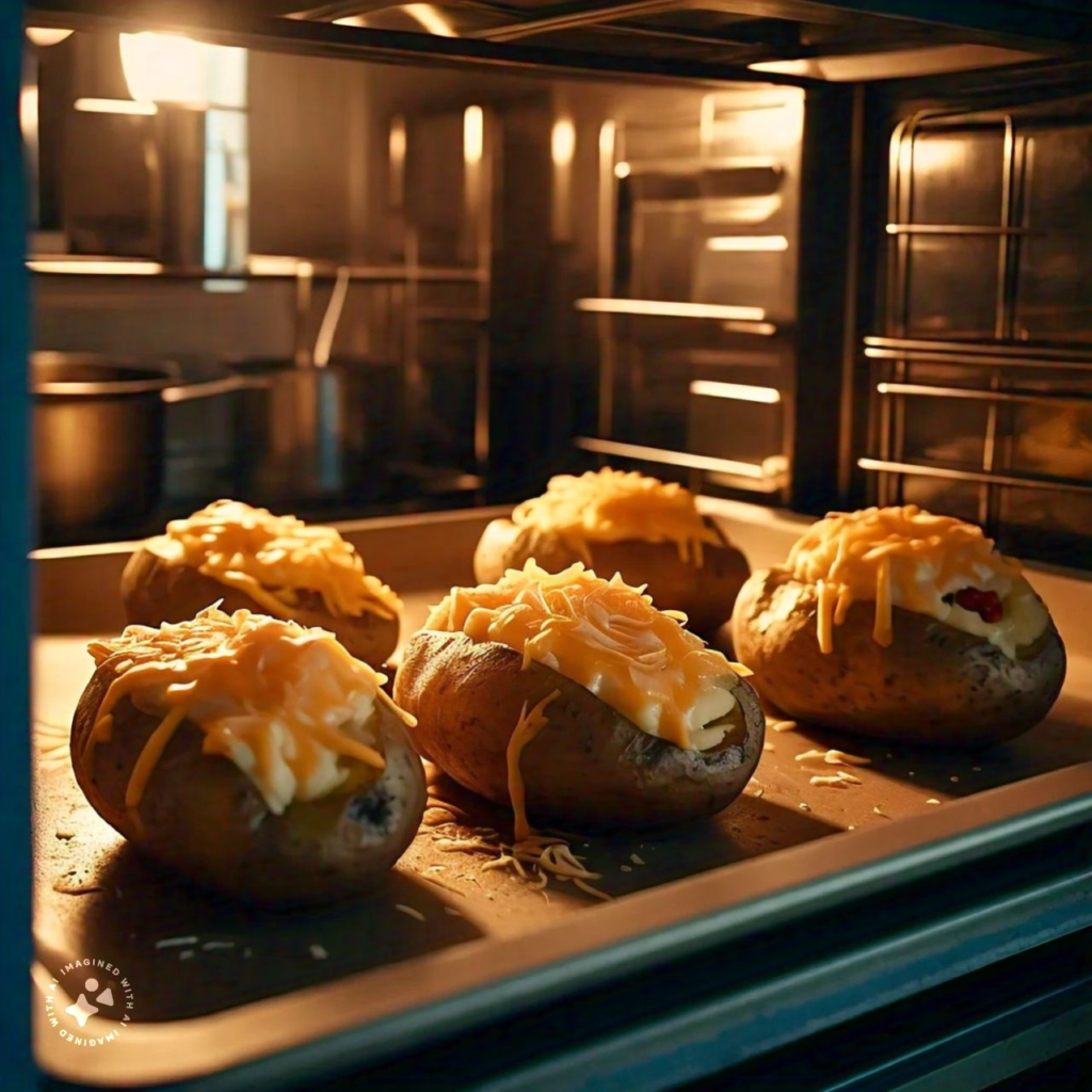  baking  again cheesy potato skin