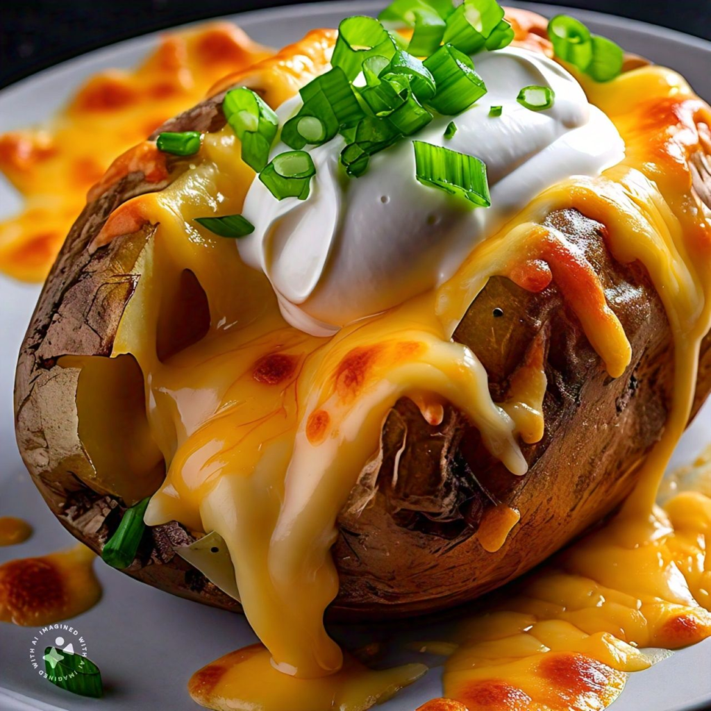 cheesy loaded potato skin