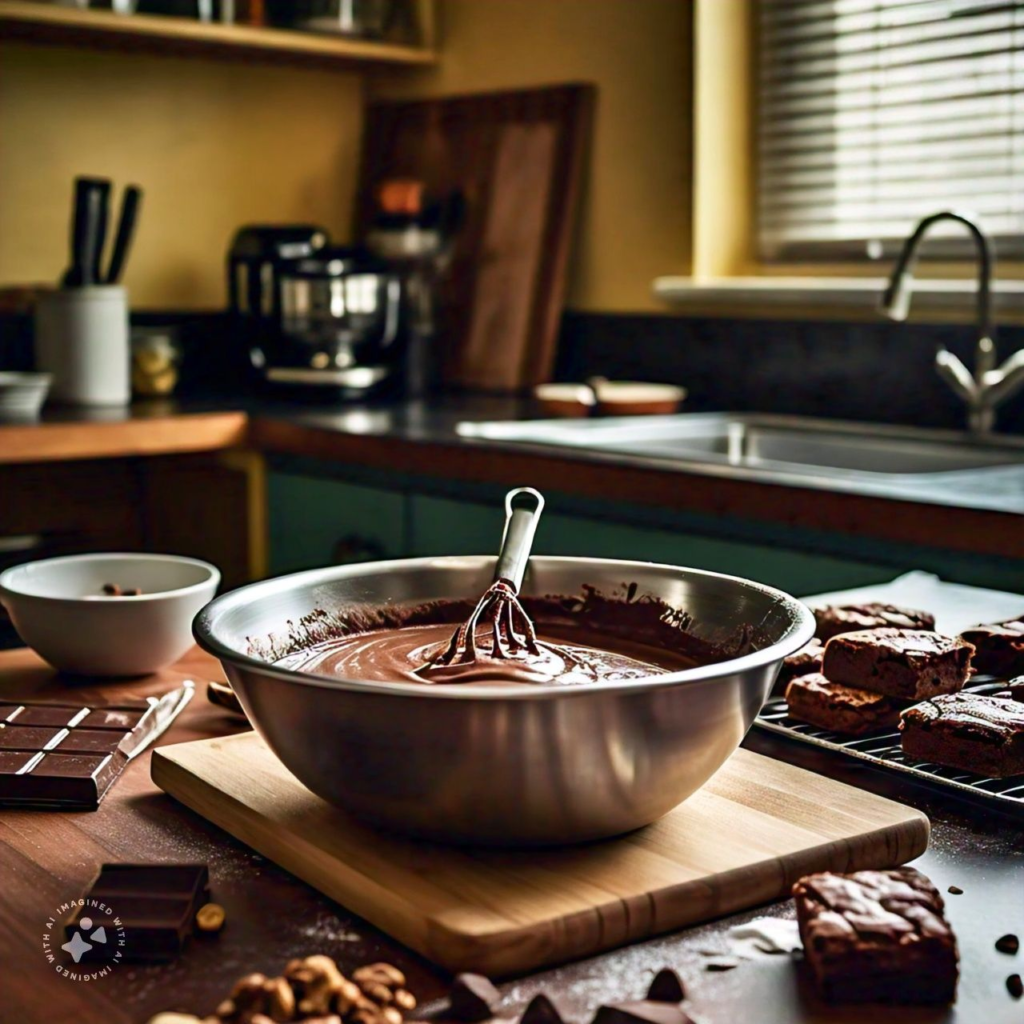 paste ready for chocolate brownies 