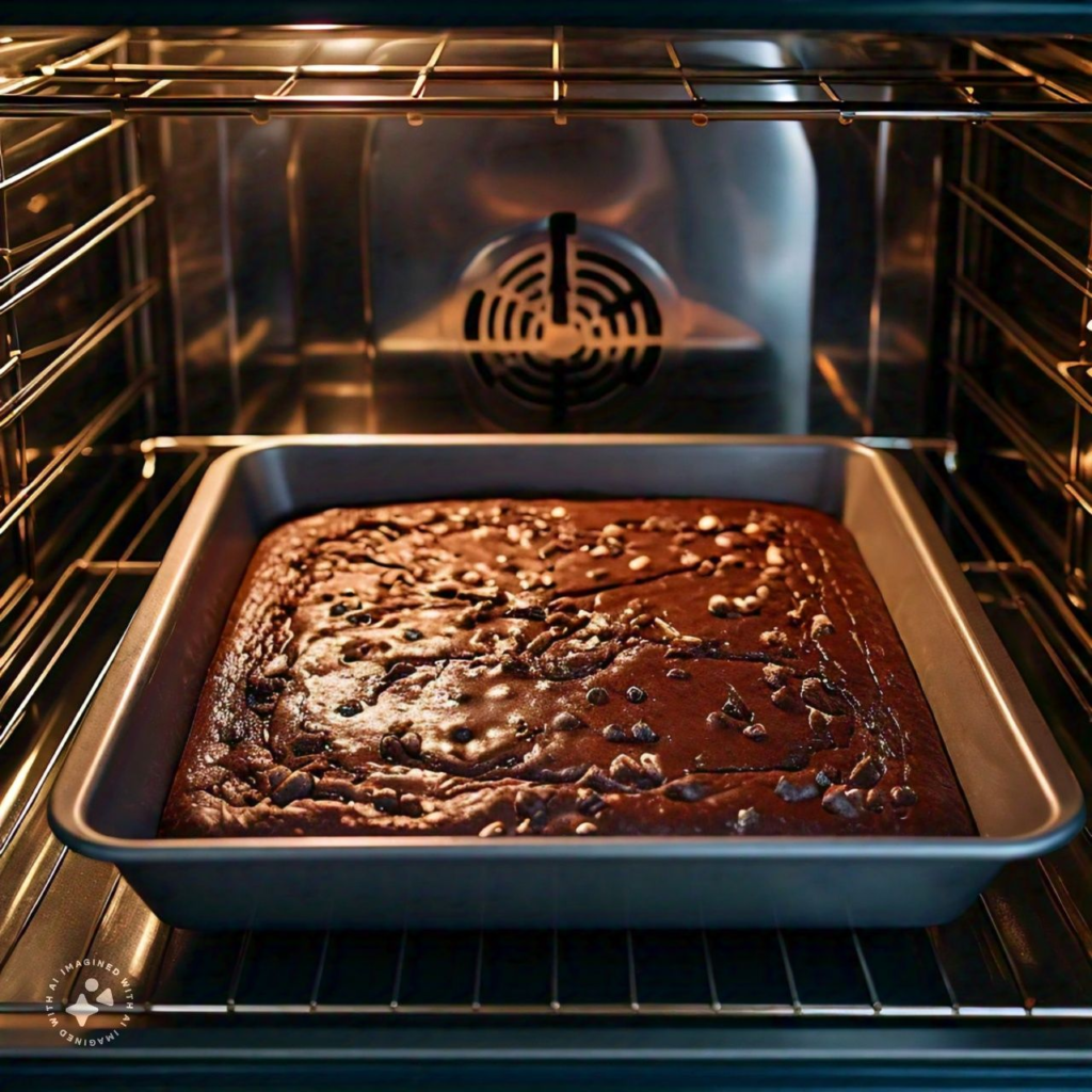 baking fudgy chocolate brownies