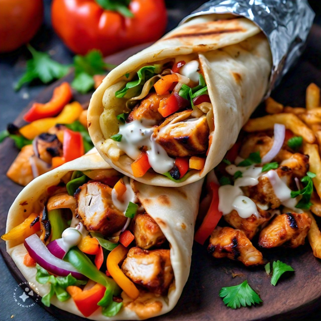 chicken twister shawarma