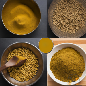 dry roasting and making powder of spices