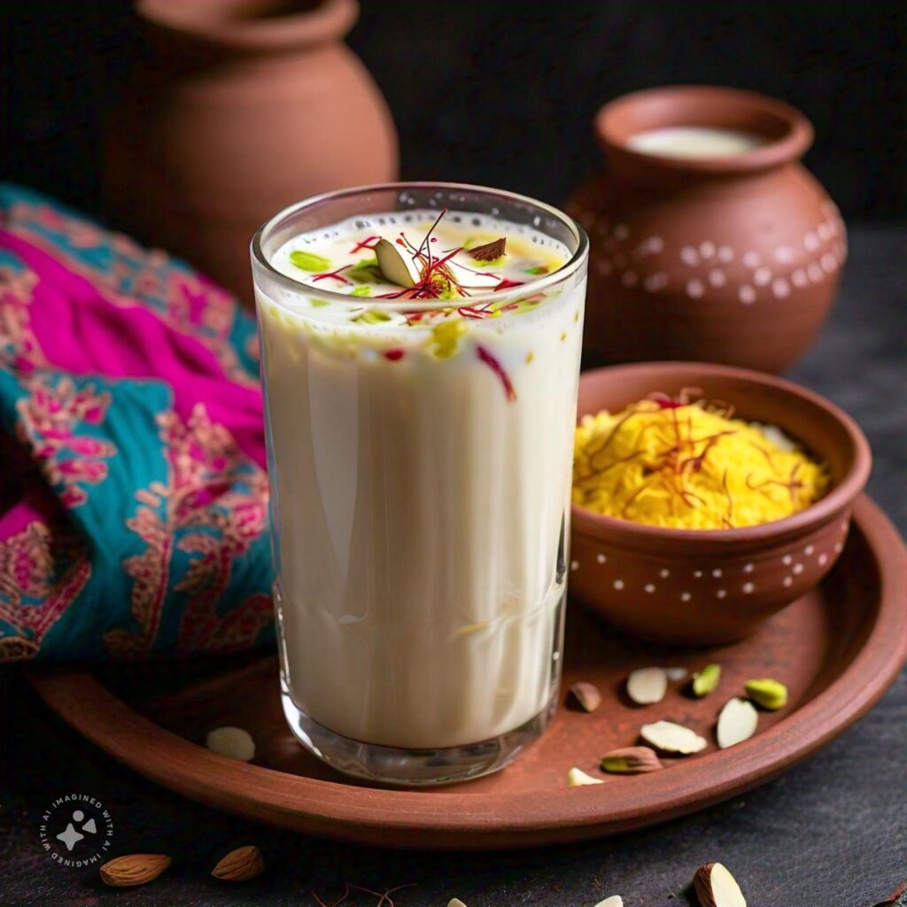 delicious drink badam milk