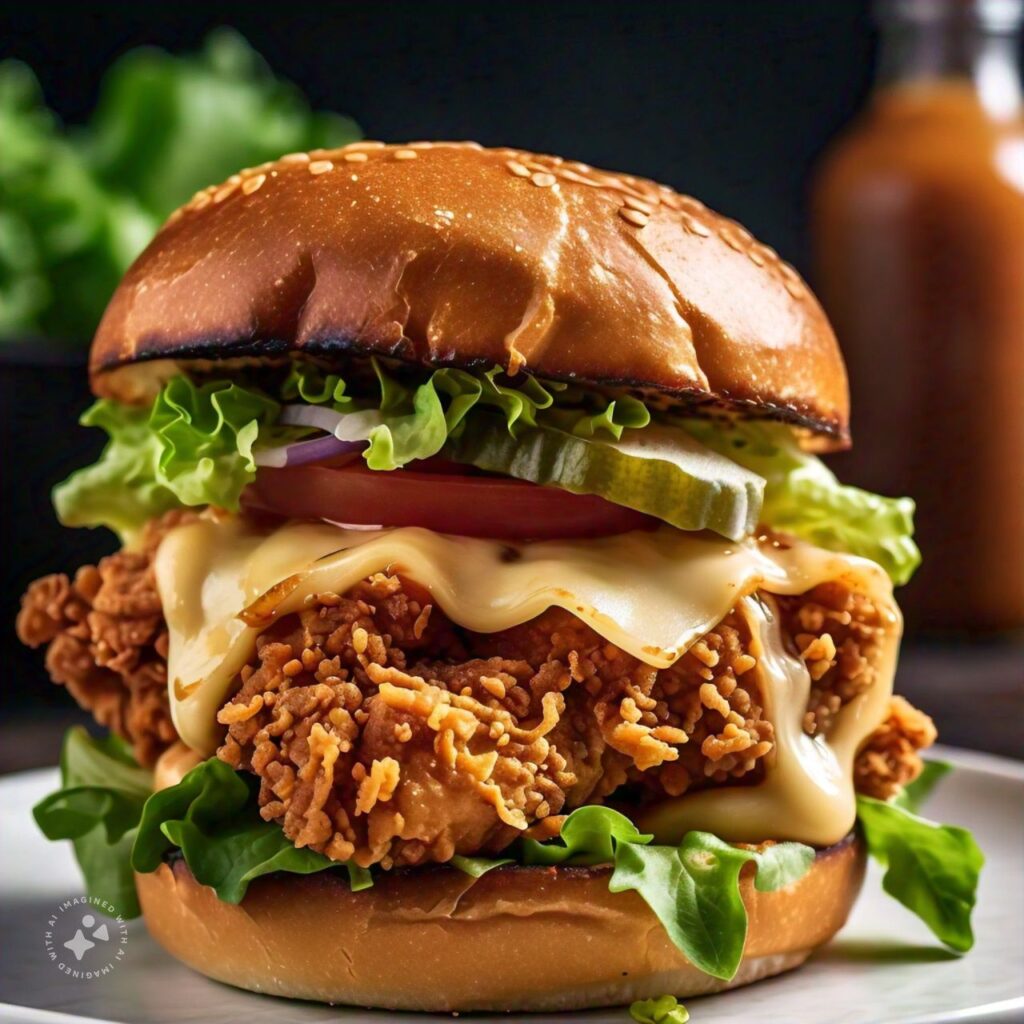 spicy chicken burger