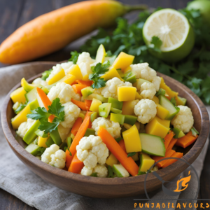 Chopped vegetables for mixed pickles