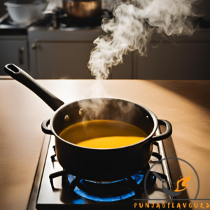 heating the mustard oil