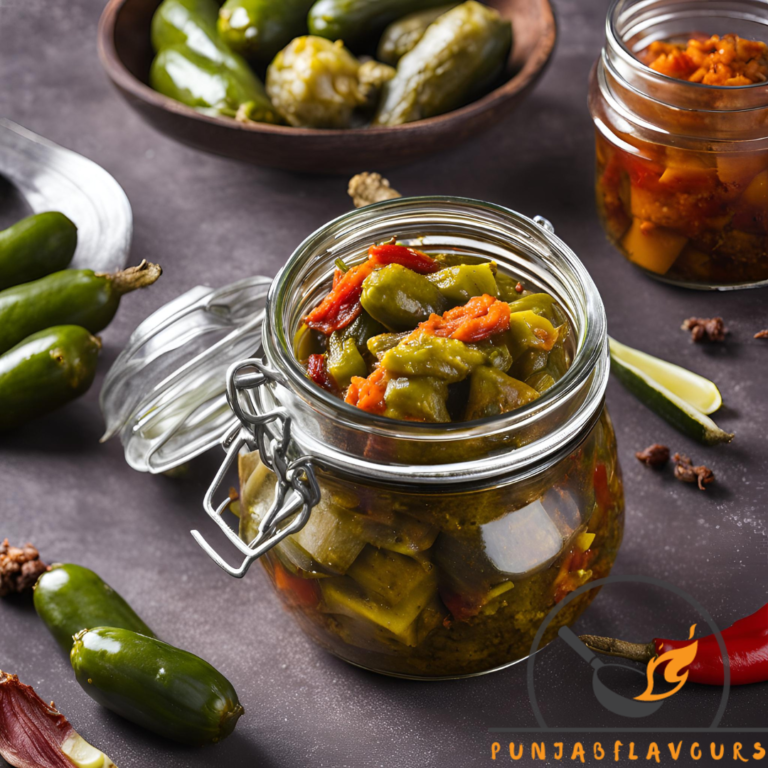 Indian mixed mango pickle