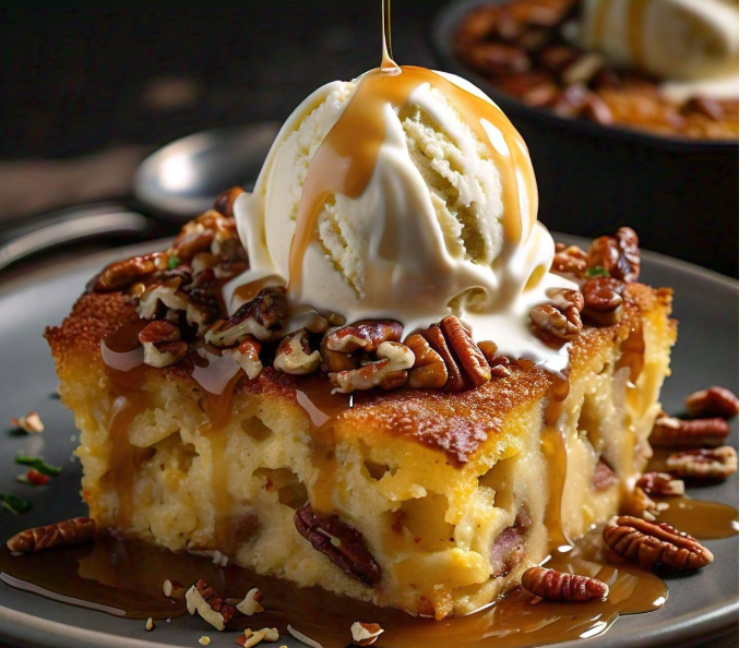 corn bread pudding