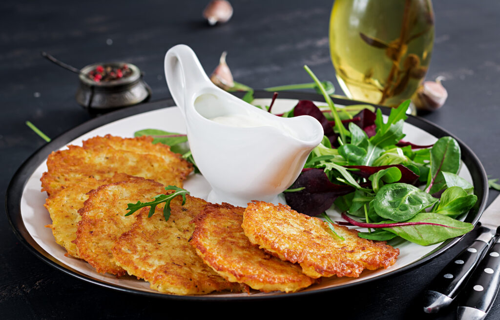 delicious sweet potato fritters