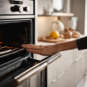 preheating the oven