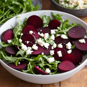 assembling the salad