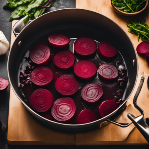 preparing beetroots