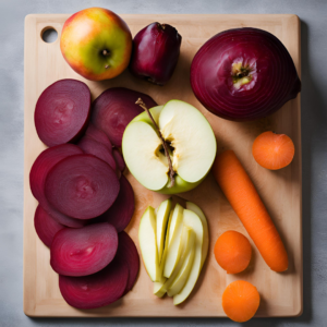 ingredients prepared for juice