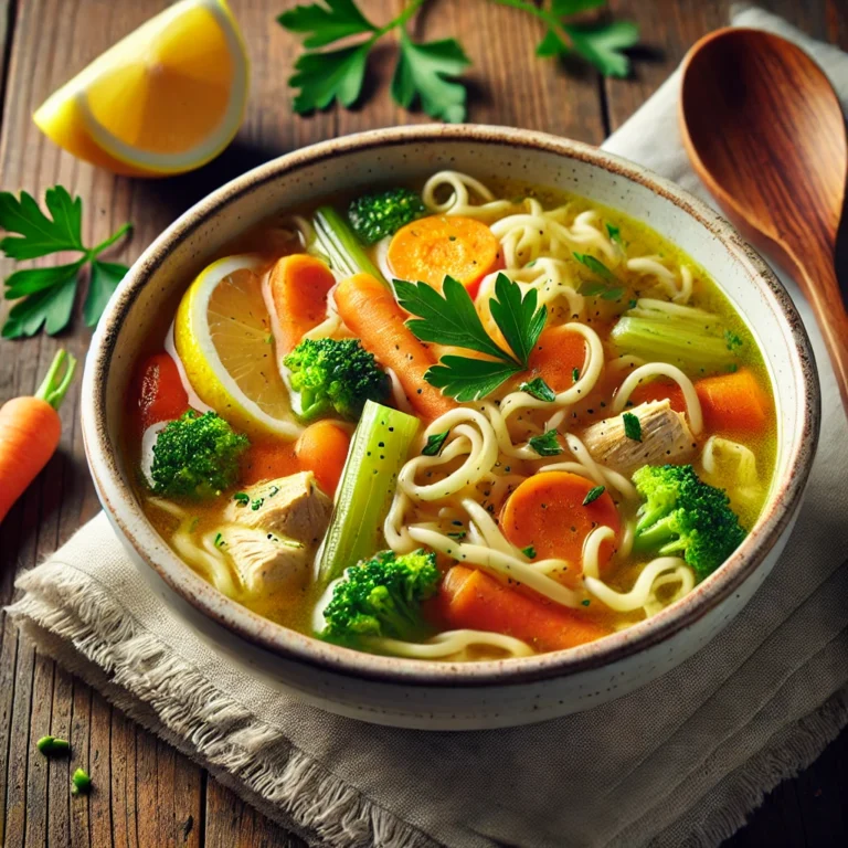 vegan chicken noodle soup