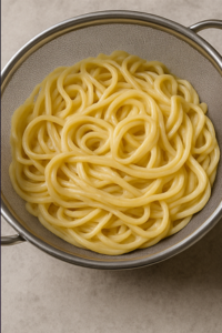 boiled pasta